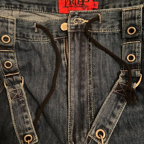 Tripp NYC Lock Up Pants [LIGHT BLUE DENIM] - Picture 5 of 9